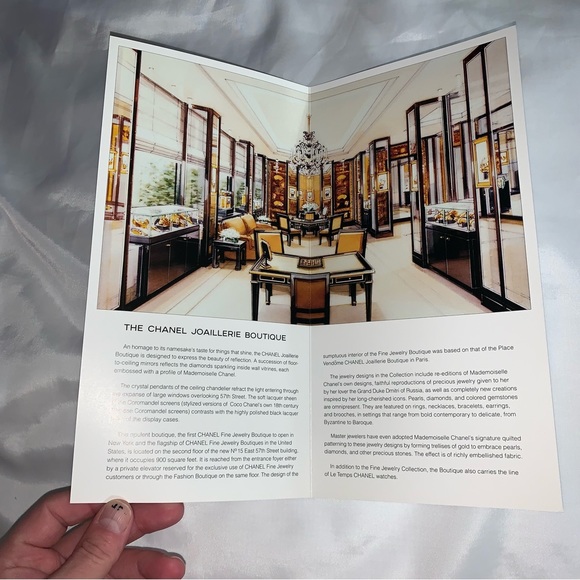 RARE! vintage 1996 CHANEL marketing ephemera BOX SET for NYC Flagship Store - Picture 10 of 12